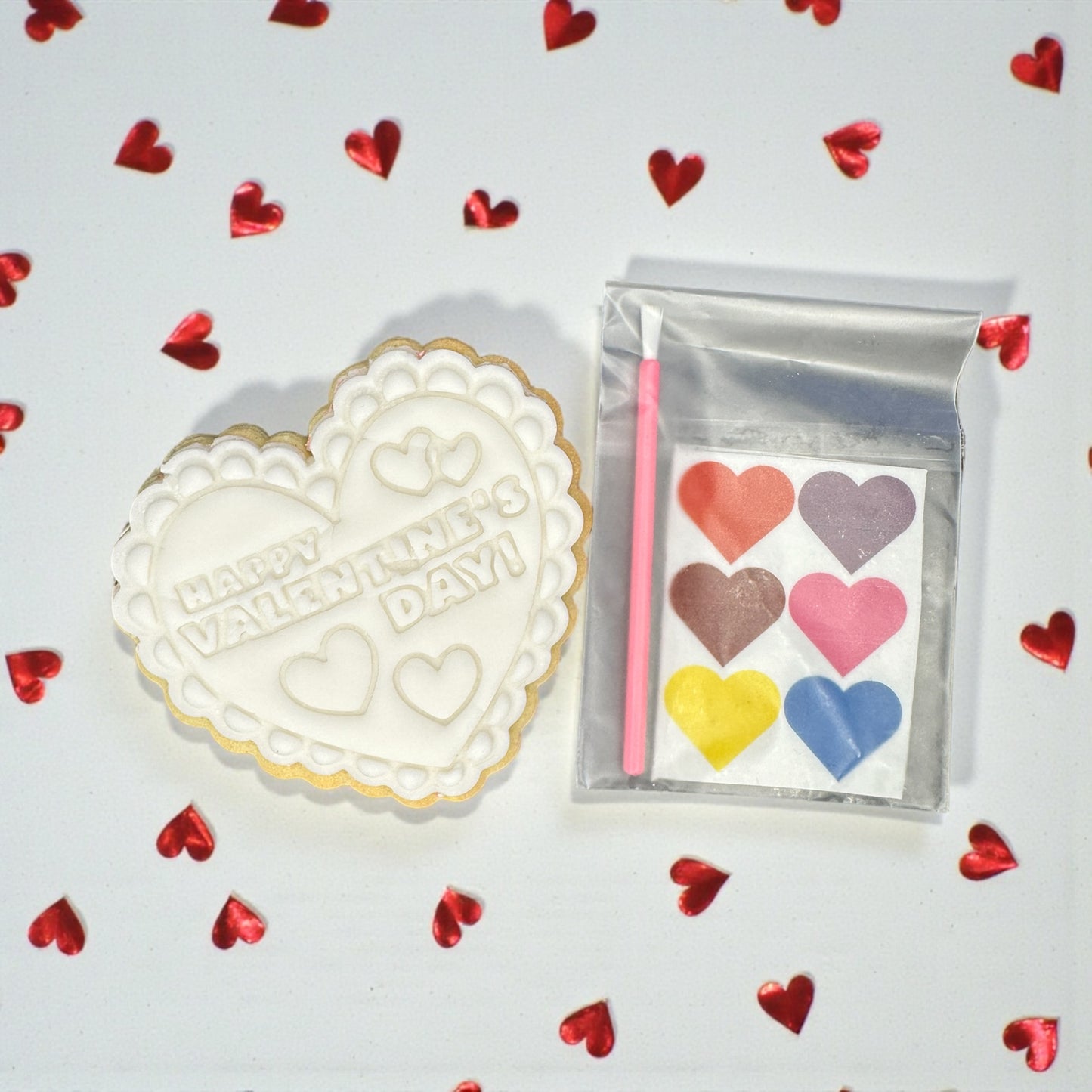 Paint Your Own Valentines Biscuit Kit