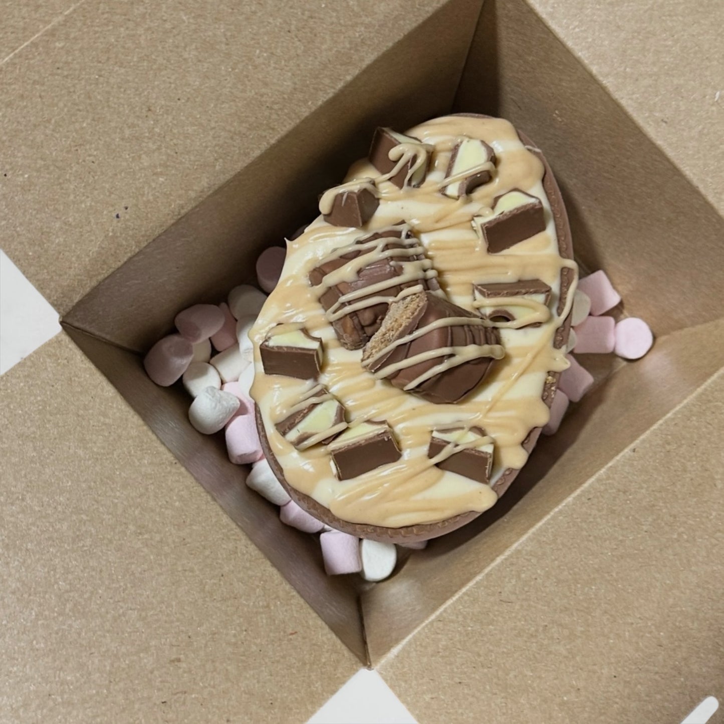 Cheesecake Easter Egg Half