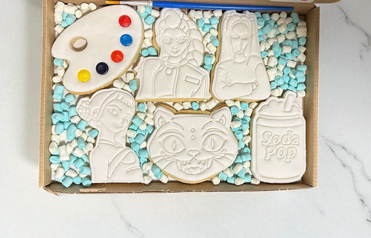 K-Pop Demon Hunters Paint Your Own Biscuit Kit