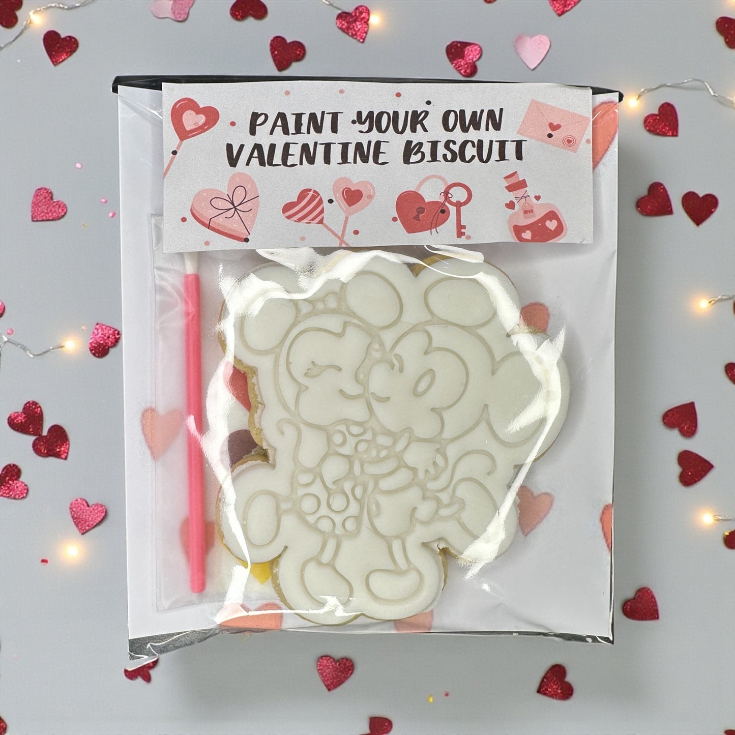 Paint Your Own Valentines Biscuit Kit